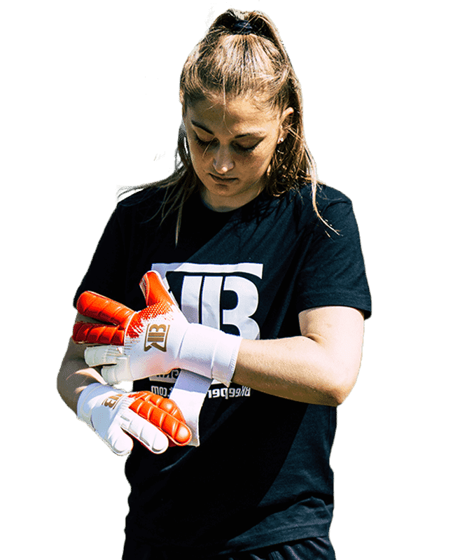 Gants de football rouge Duality II